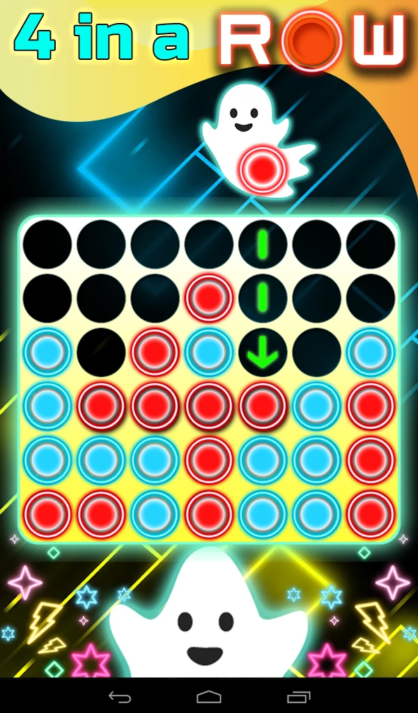 4 in a Row Online board game screenshot