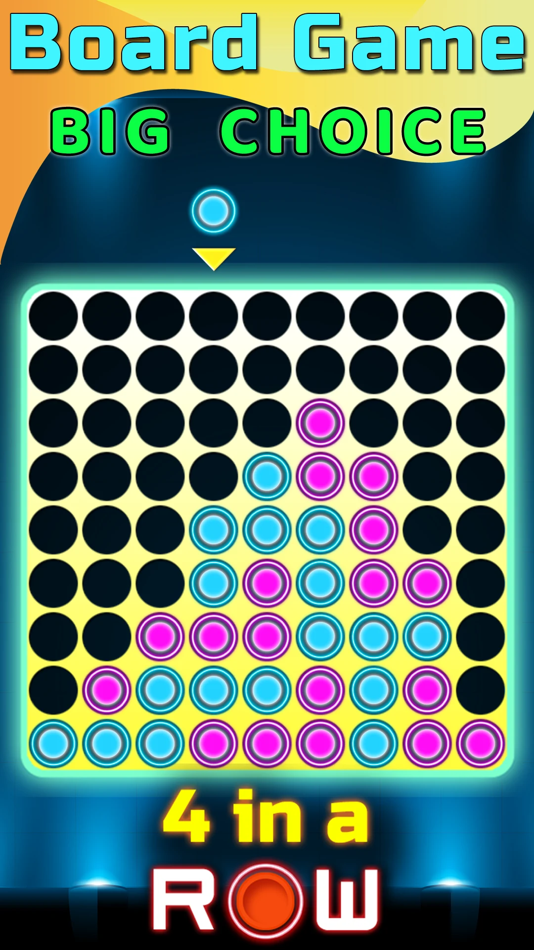 4 in a Row Online board game screenshot