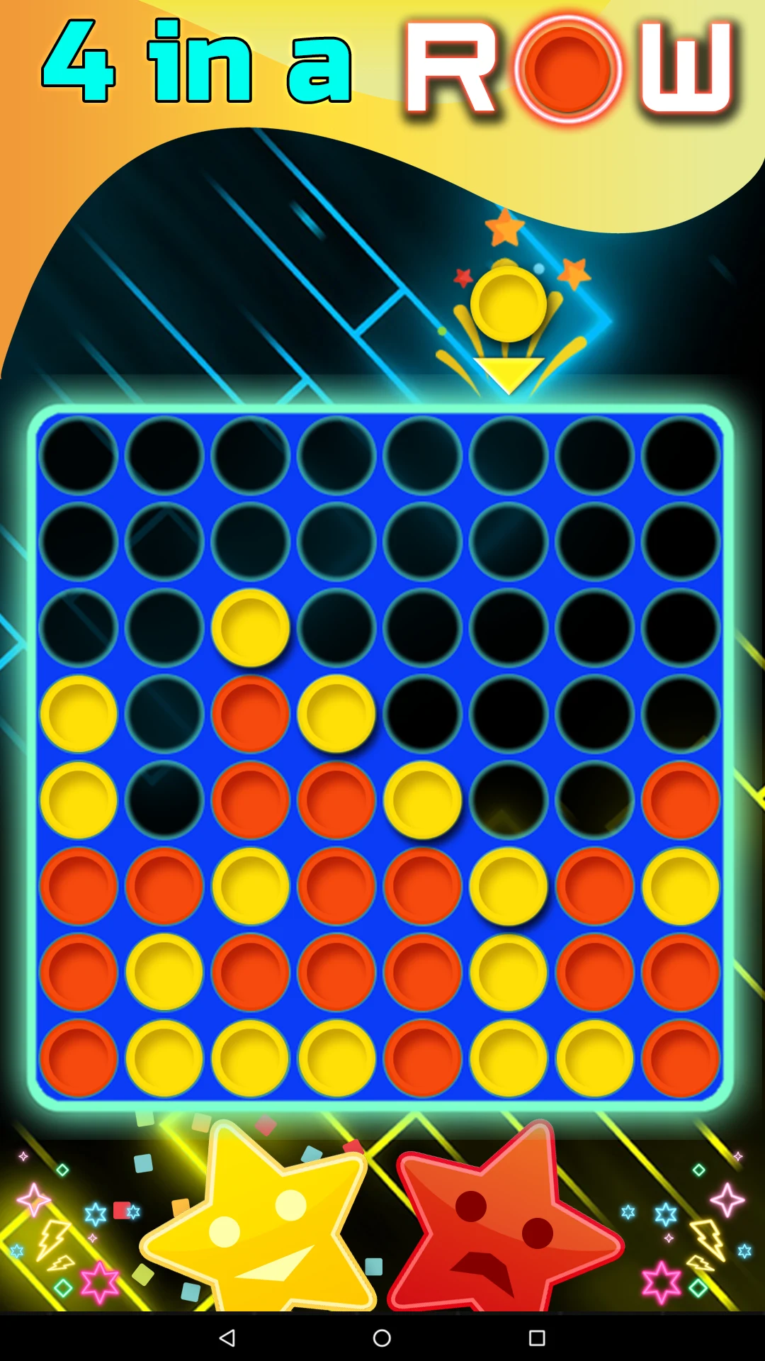 4 in a Row Online board game screenshot