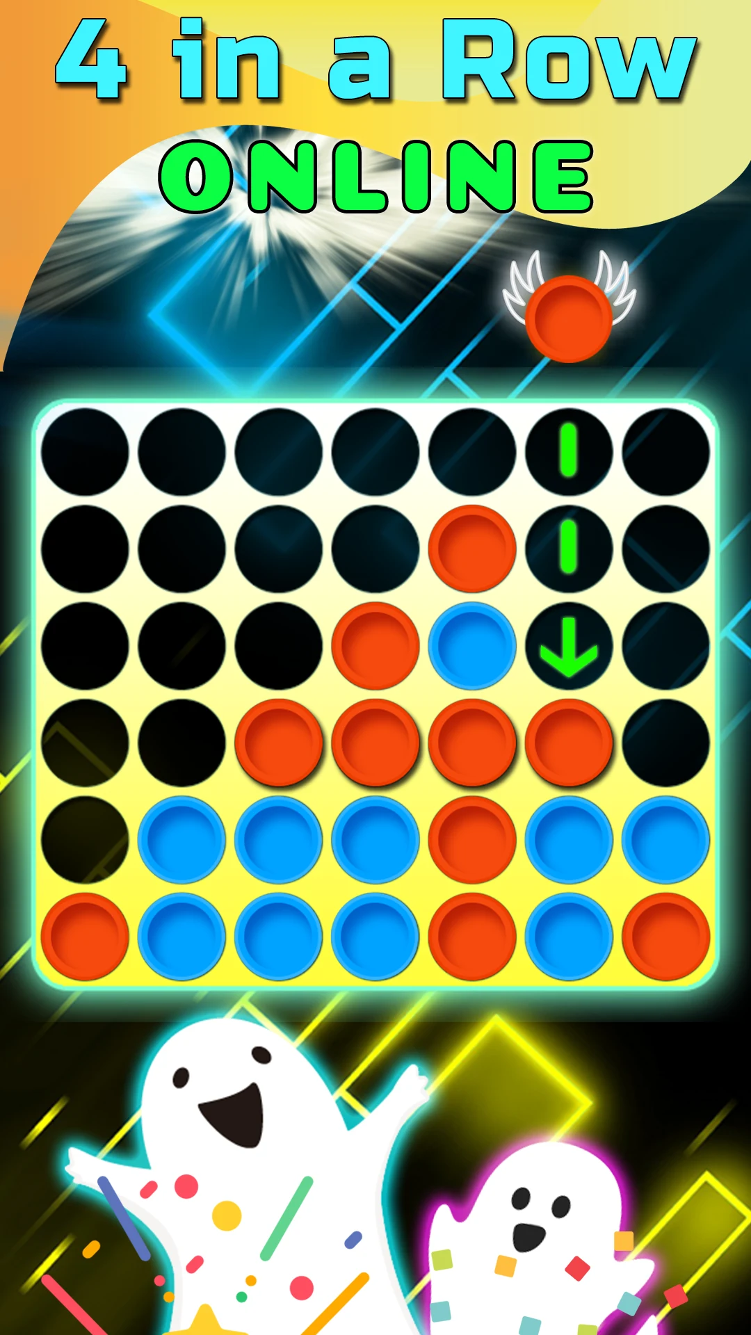 4 in a Row Online board game screenshot